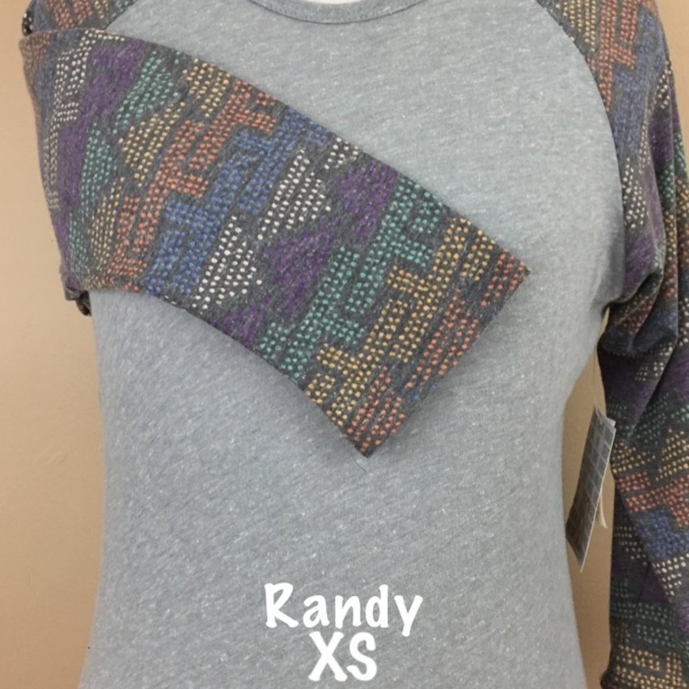 LuLaRoe Randy Baseball T new with tags